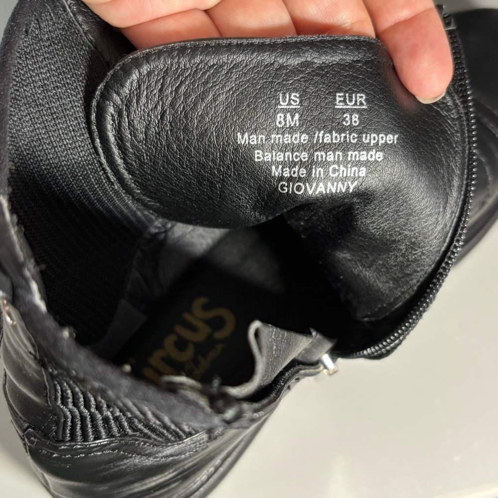 Circus by Sam Edelman Black Combat Boots for Women Size 8 - Picture 8 of 9